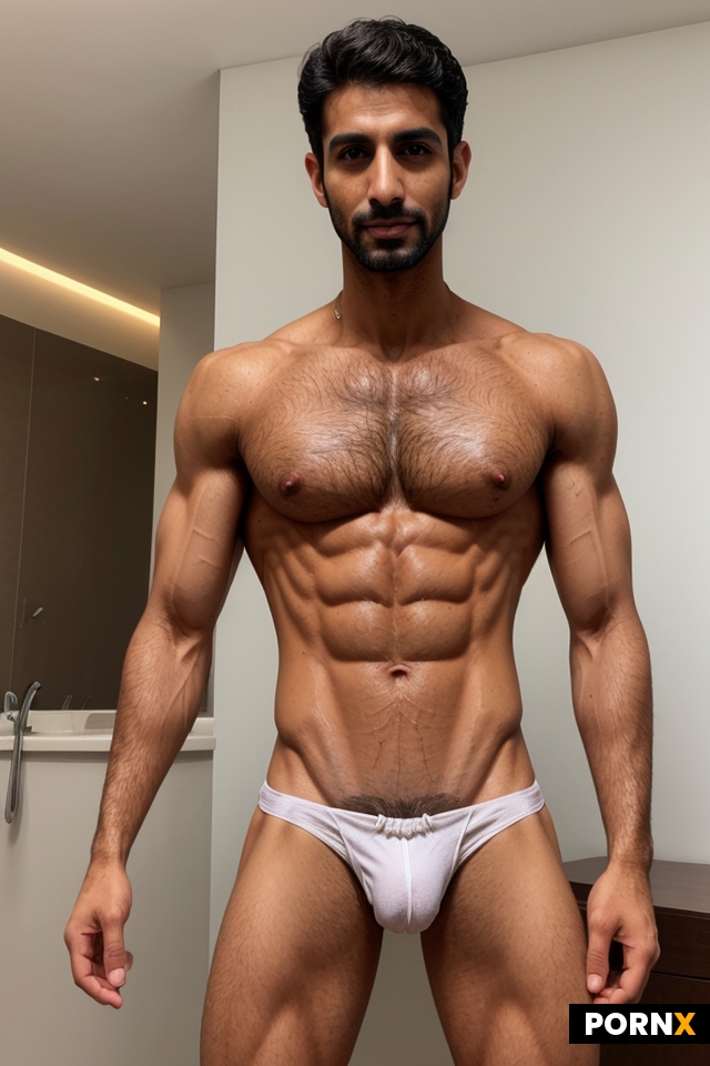 arab man have a  big hard cock