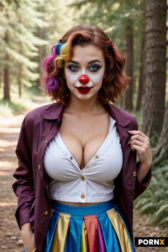 colorful Messy hair