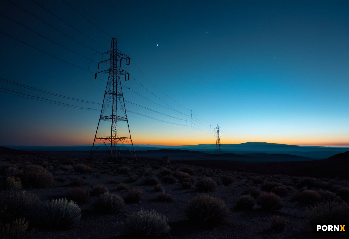 In a hauntingly surreal sci-fi landscape
