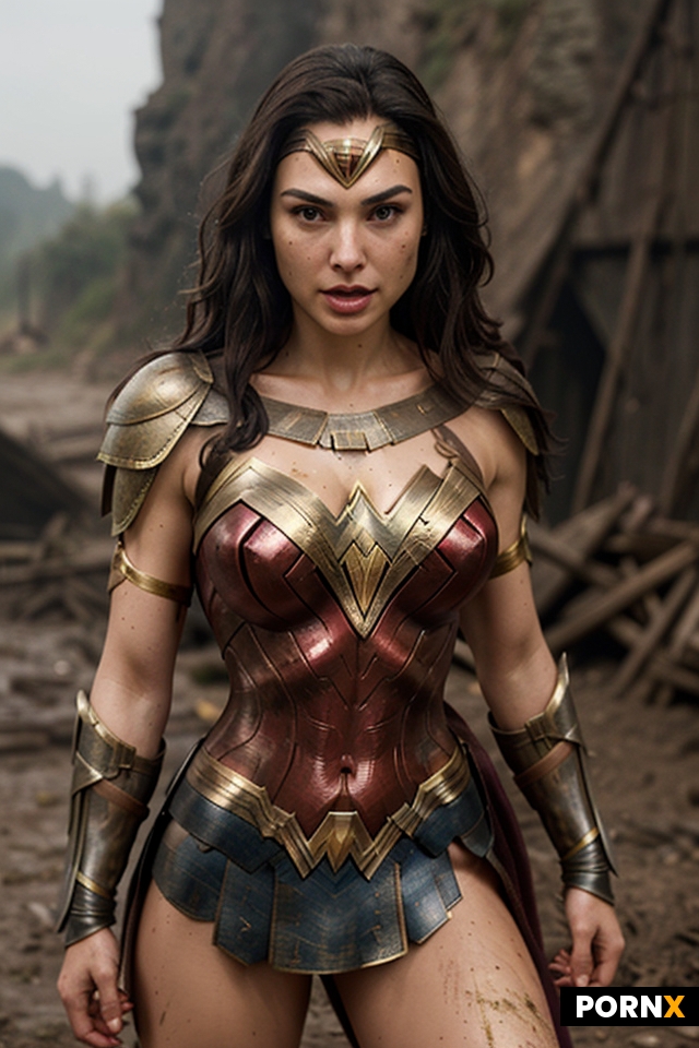 GalGadot hyper realistic face as Wonderwoman
