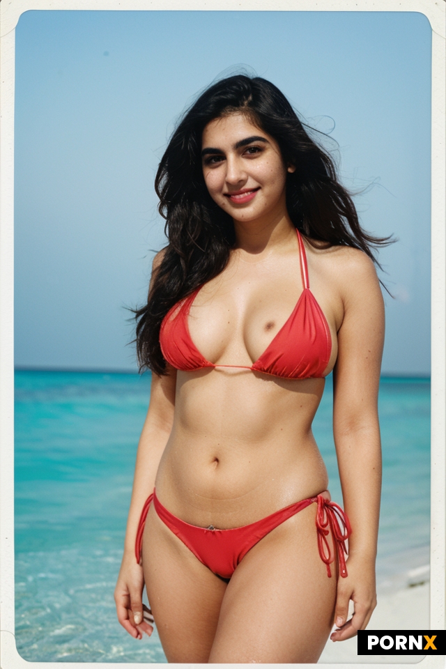In Maldives beach