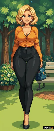 busty woman