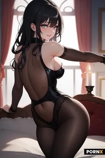 A sultry woman in her late twenties with long