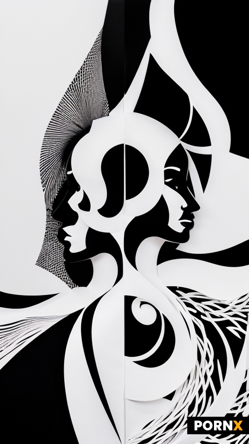 A layered paper-cut artwork