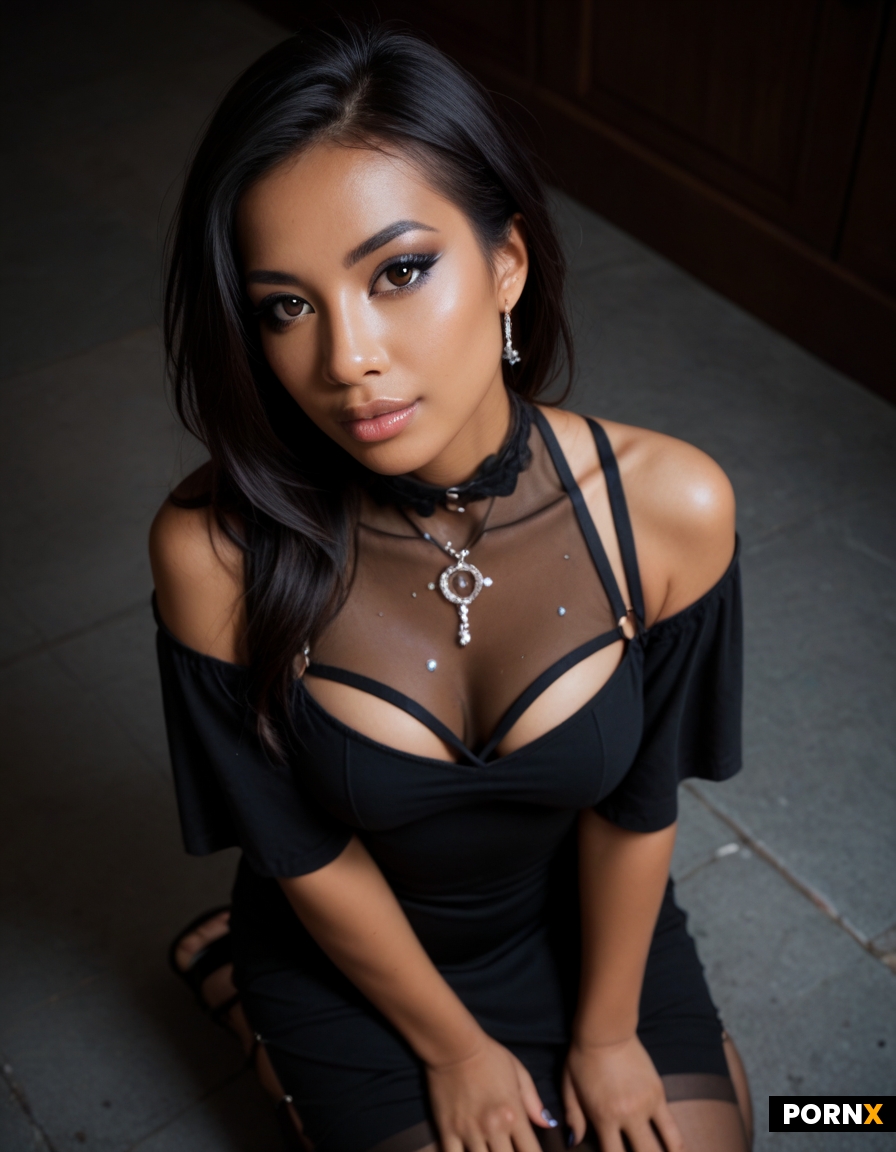 dark skinned asian woman