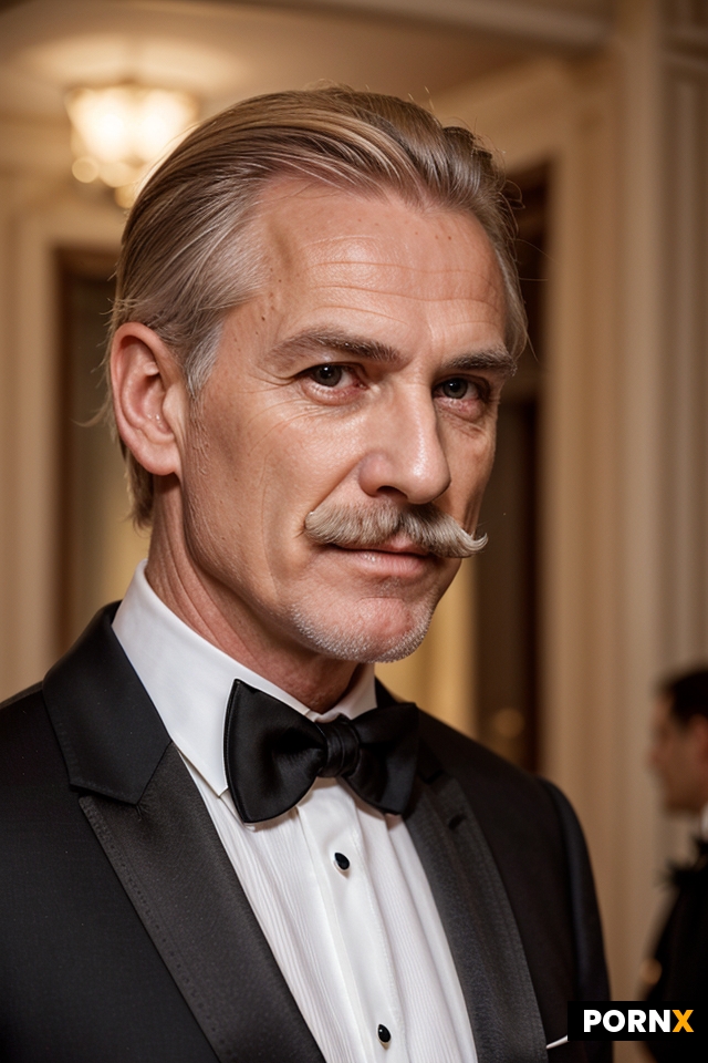 Old 57 years old blonde British man