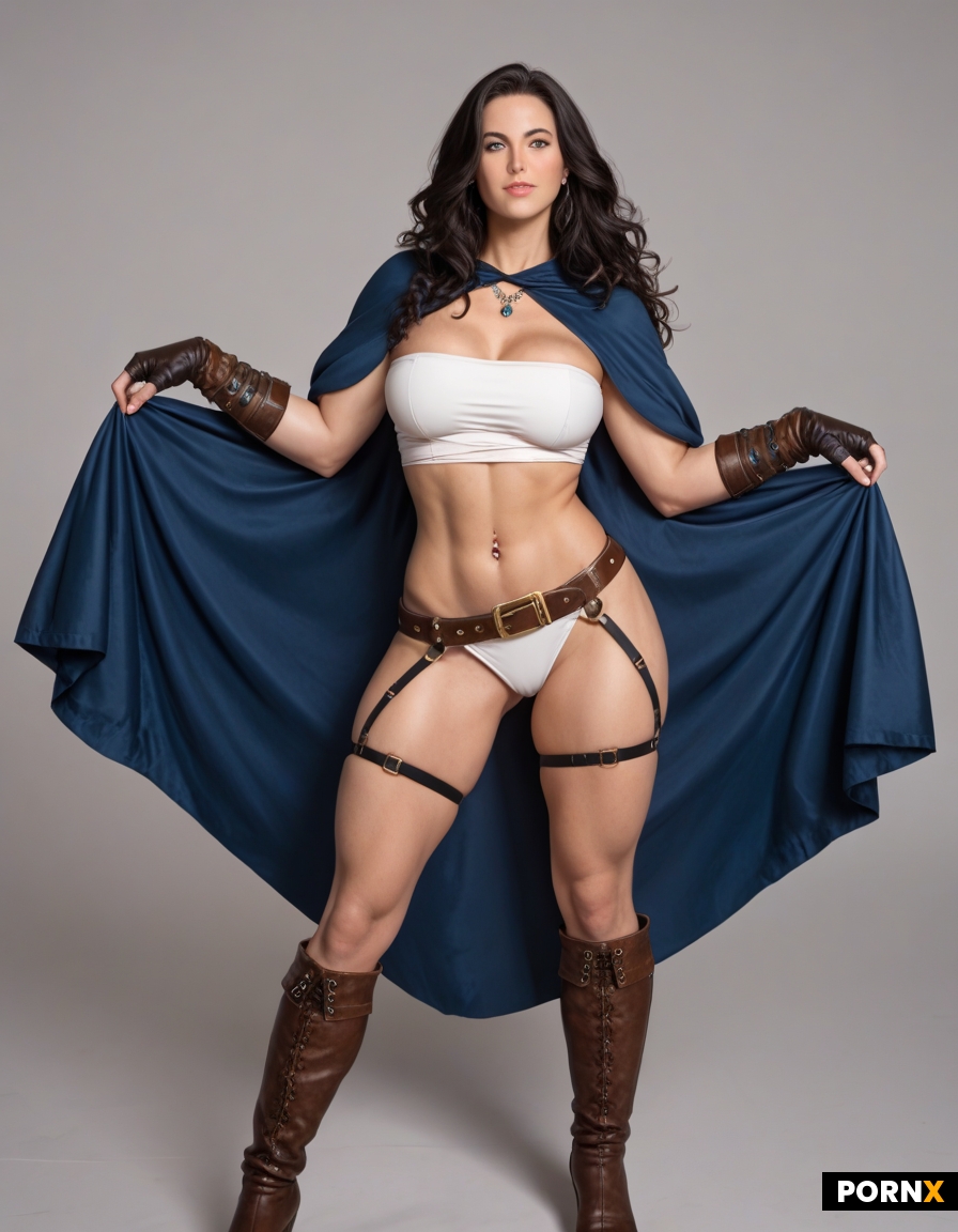 Striking woman