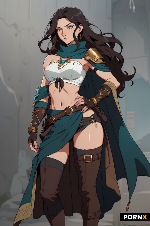 Striking woman