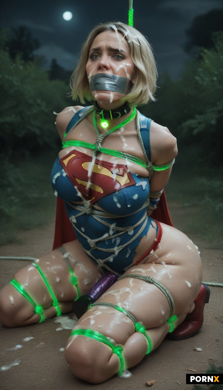Torn Superman costume