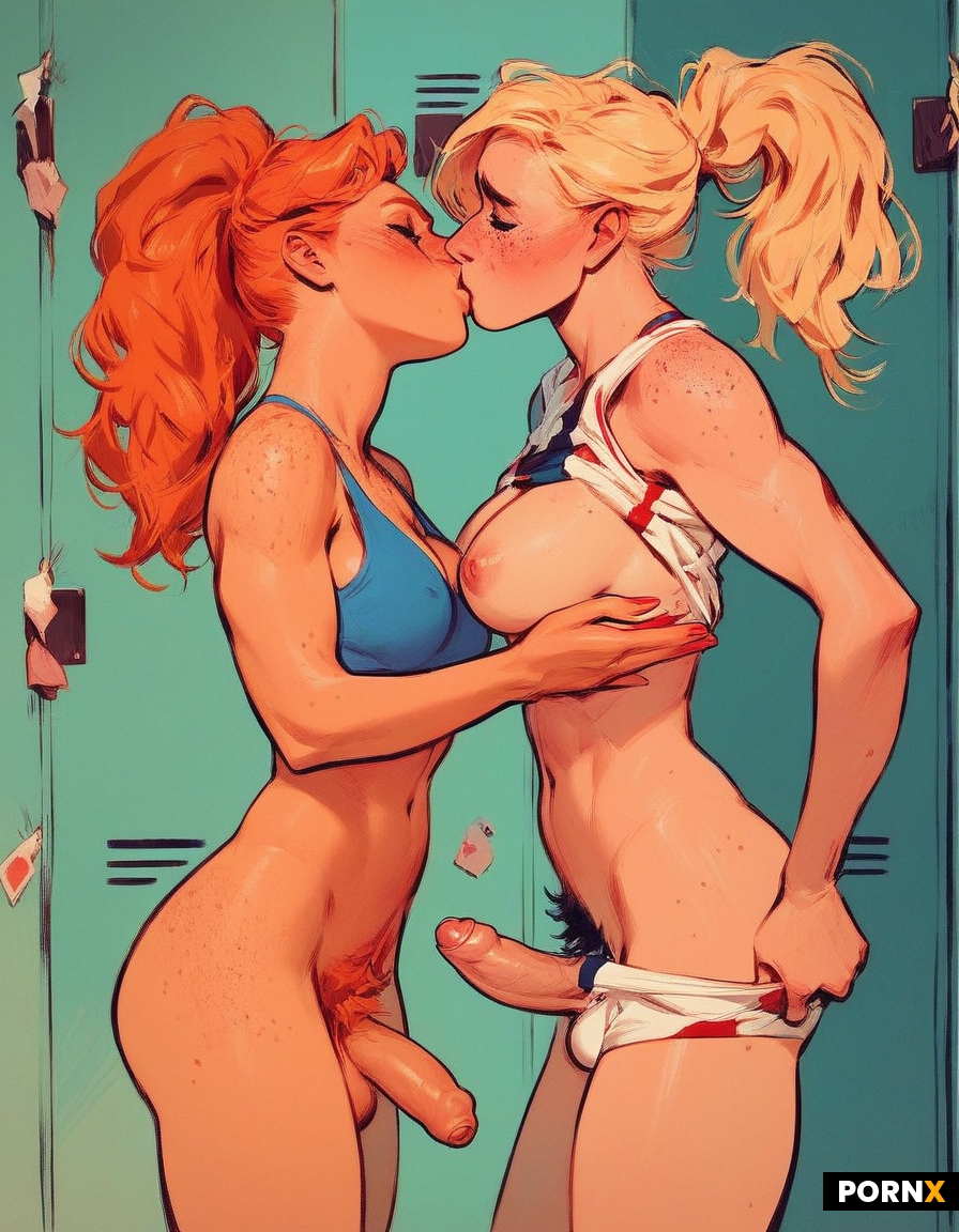 futa kissing futa in secret