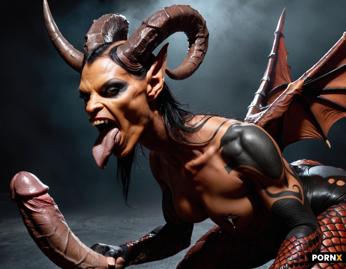 Female_Futanari_Large_complex_curved_demonic_horns+demonic_cockDark_Draconian_armored_Skin_scalesthi