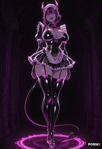 succubus bimbo with full lips