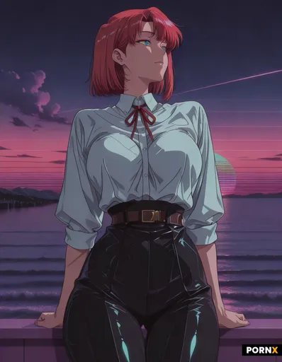 bending big booty into the camera