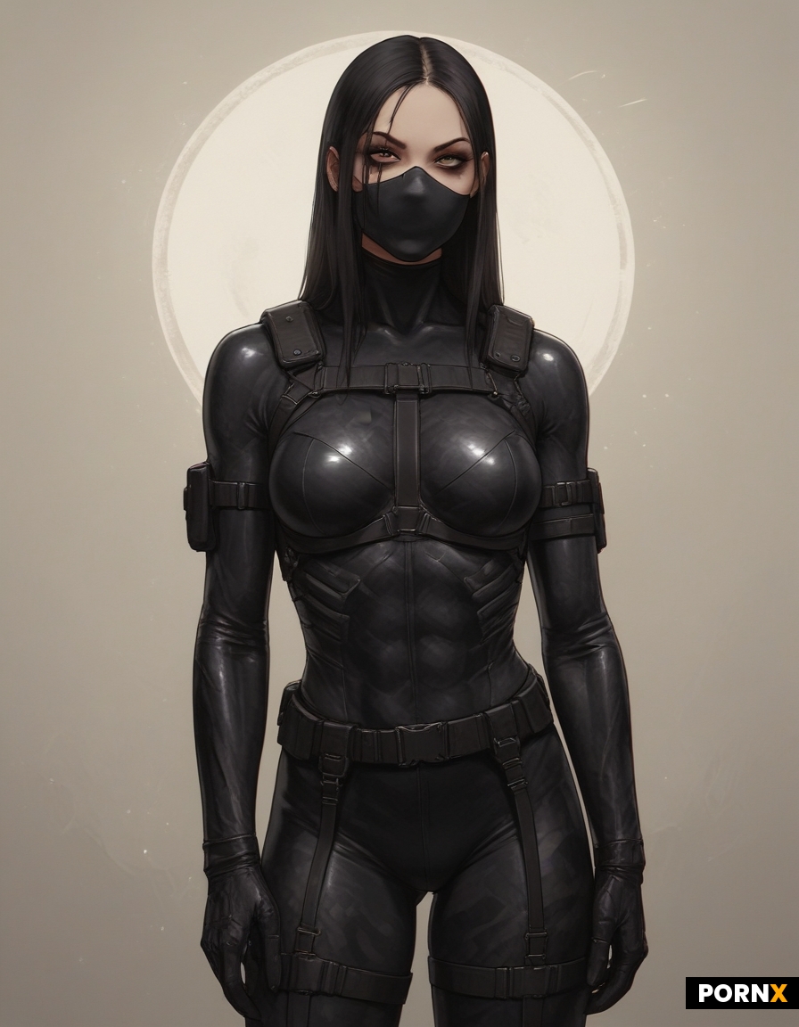 futuristic emo female soldier barely legal 18 years old
