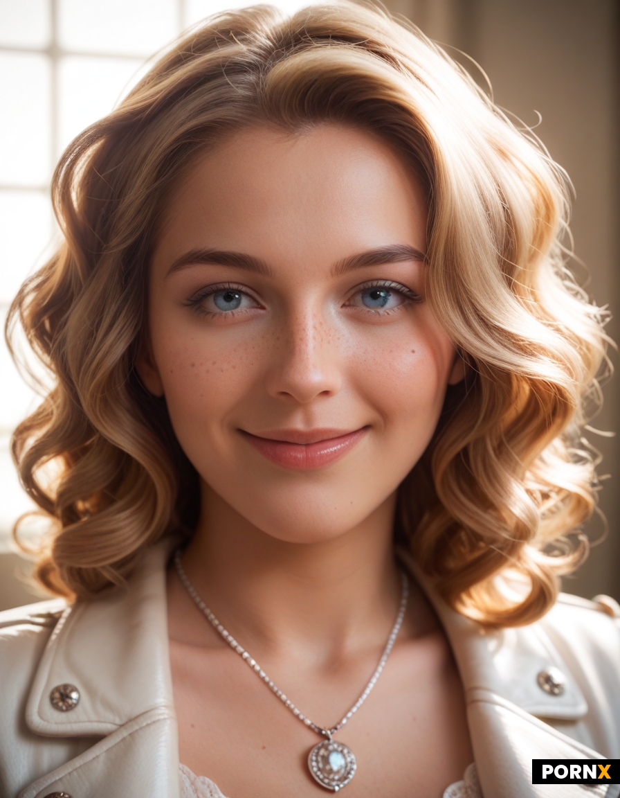 Hyperrealistic close-up portrait of a woman