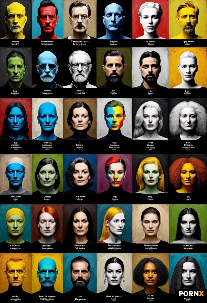 An extraordinary image that summarizes the art styles and beauty of all famous artists