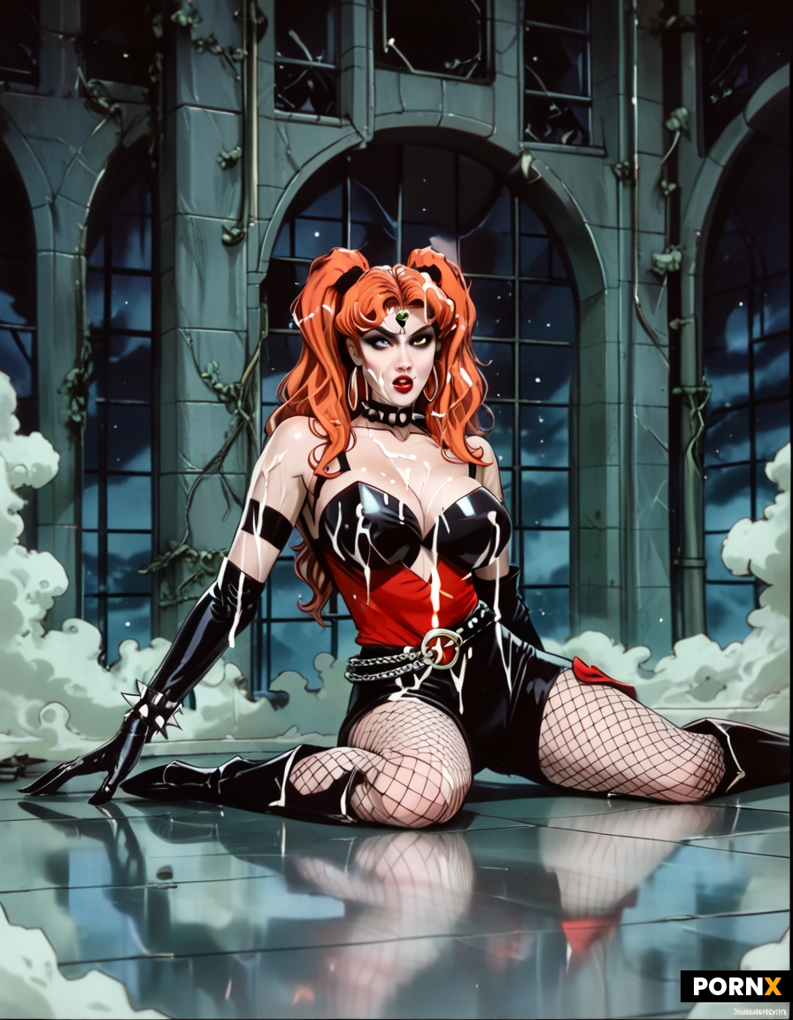 Dynamic overdramatic maniacal futuristic comic superhero