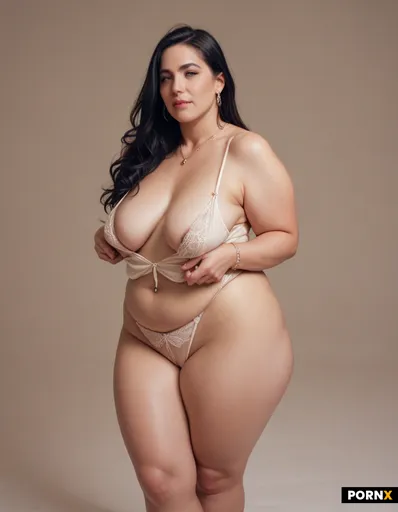 Chubby saggy Long Black hair