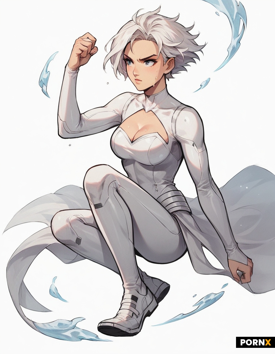 white hair
