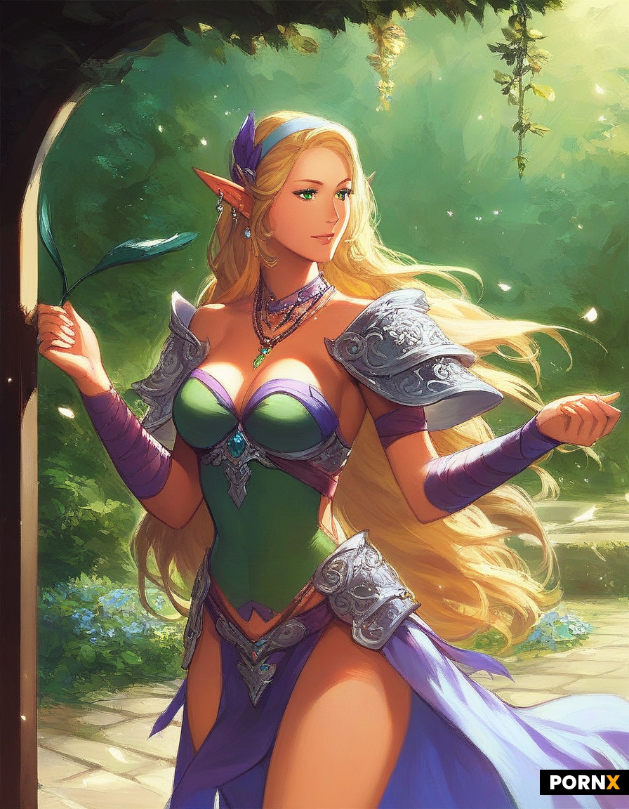 Noble elf woman 20s