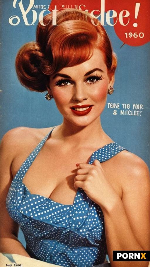 topless Traditional 1960s housewife