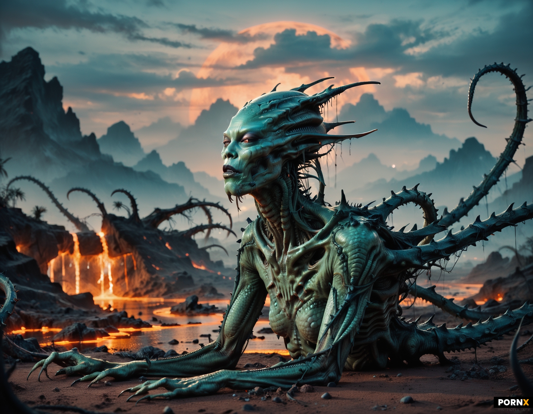 Alien demon