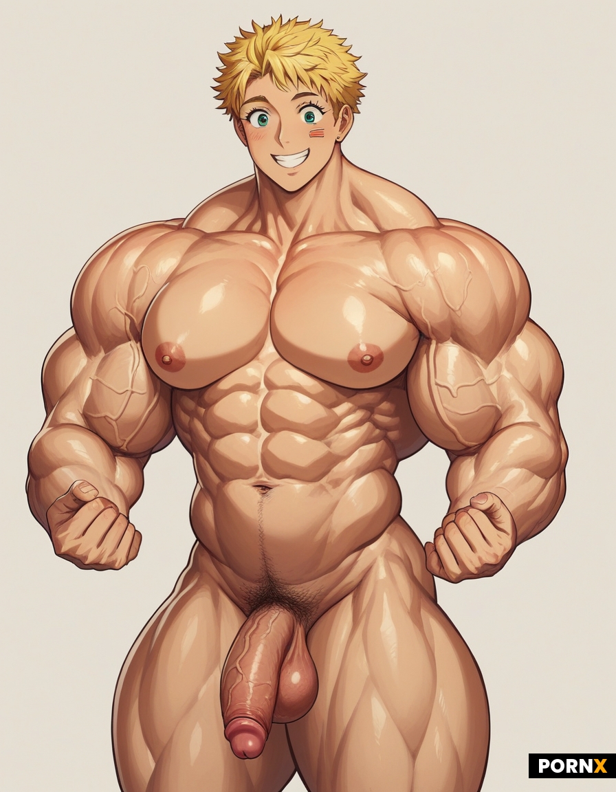 Off-season broad thick muscle hunk bodybuilder stud