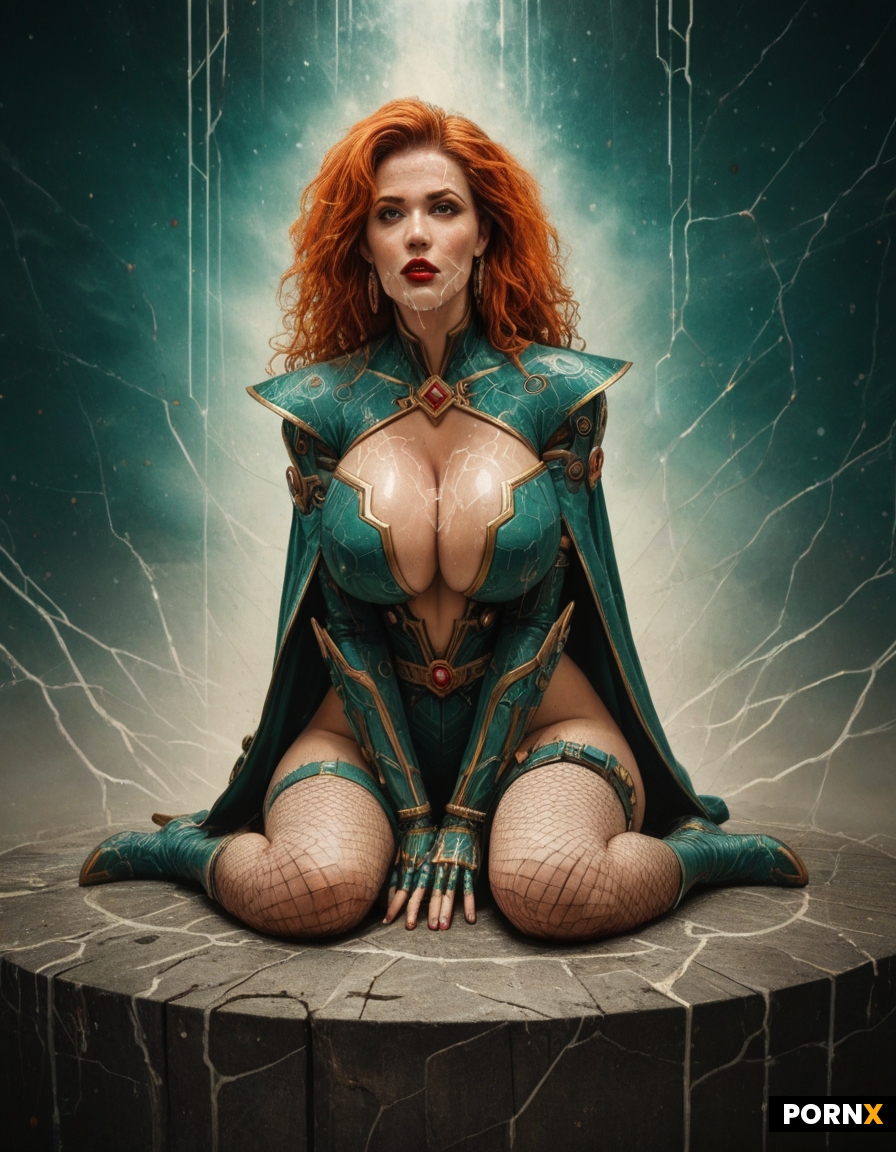 Dynamic overdramatic maniacal futuristic comic superhero