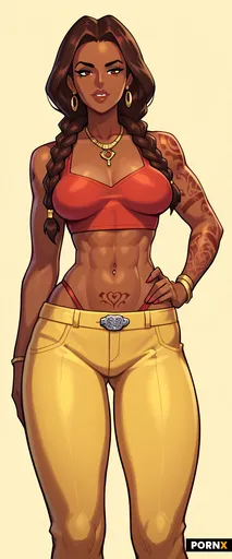 Brown skinned woman