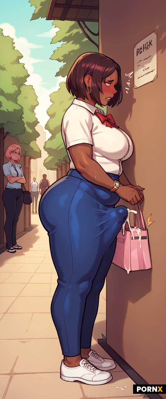 One dark skin futa
