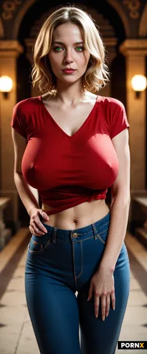 beautiful blonde woman