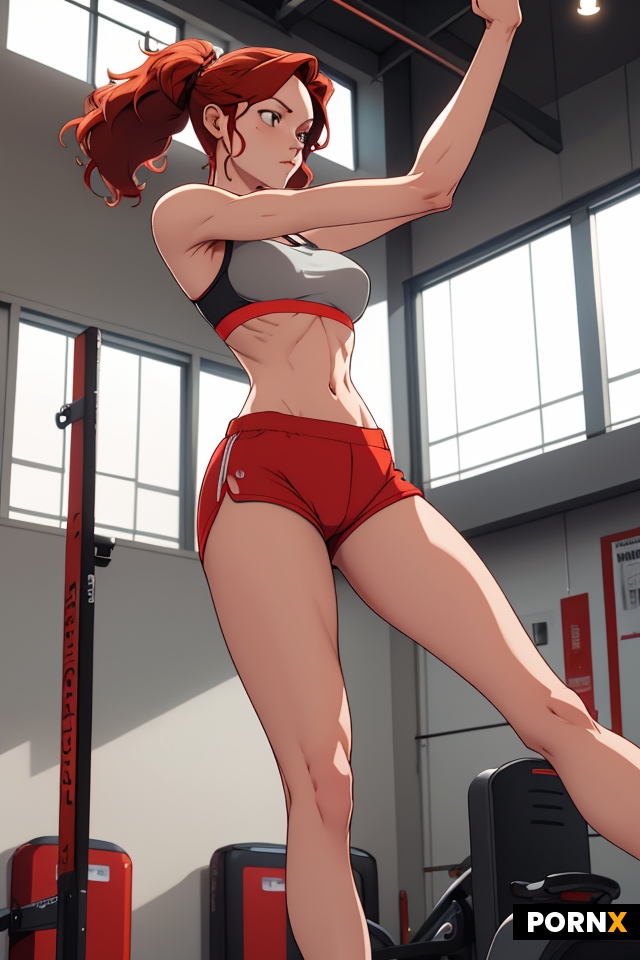 lanky redhaired woman