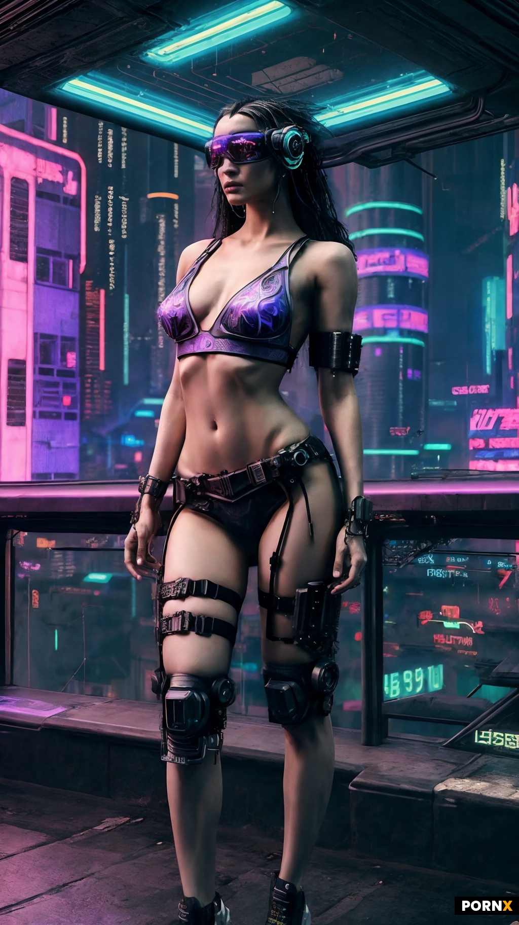 procreate hypermobile cyberpunk