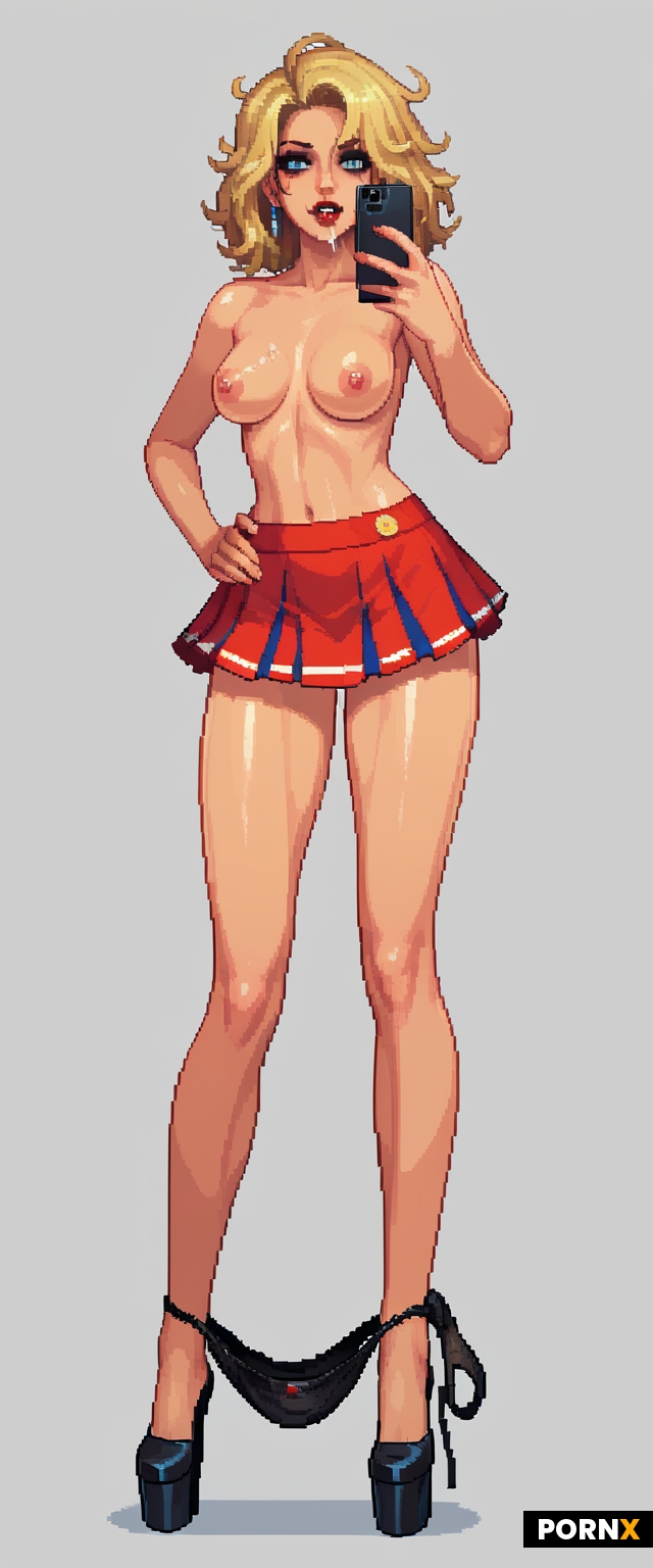 Tiny cheerleader skirt