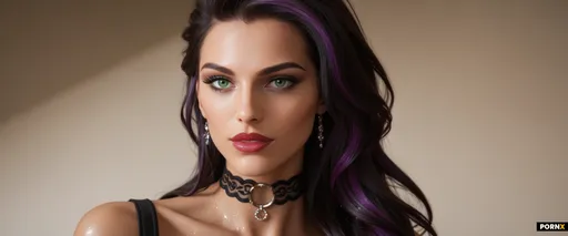 extreme zoom-in close-up face image