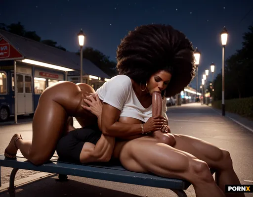 beautiful curvy black woman