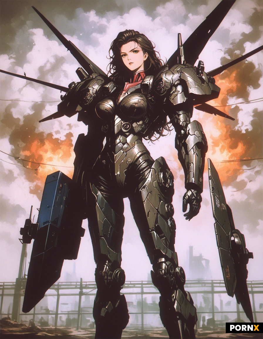 japanese mecha style woman