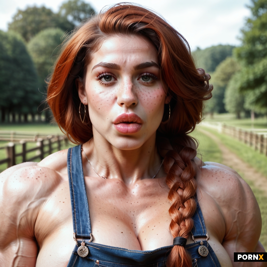20-year-old tall gorgeous confident glamourous farmer futanari named Bessy