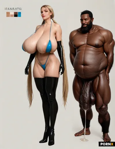very dark coal skinned extreme ugly and extreme old and extreme gigantic massive fat and obese afric