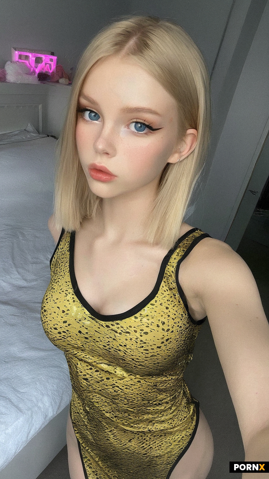 blonde hair