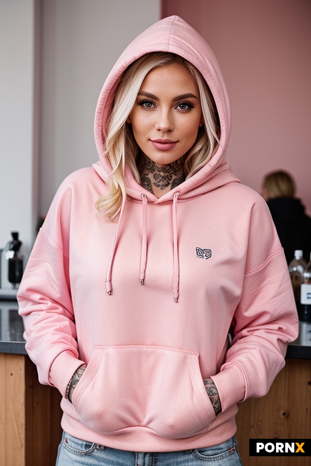 Gorgeous blonde influencer