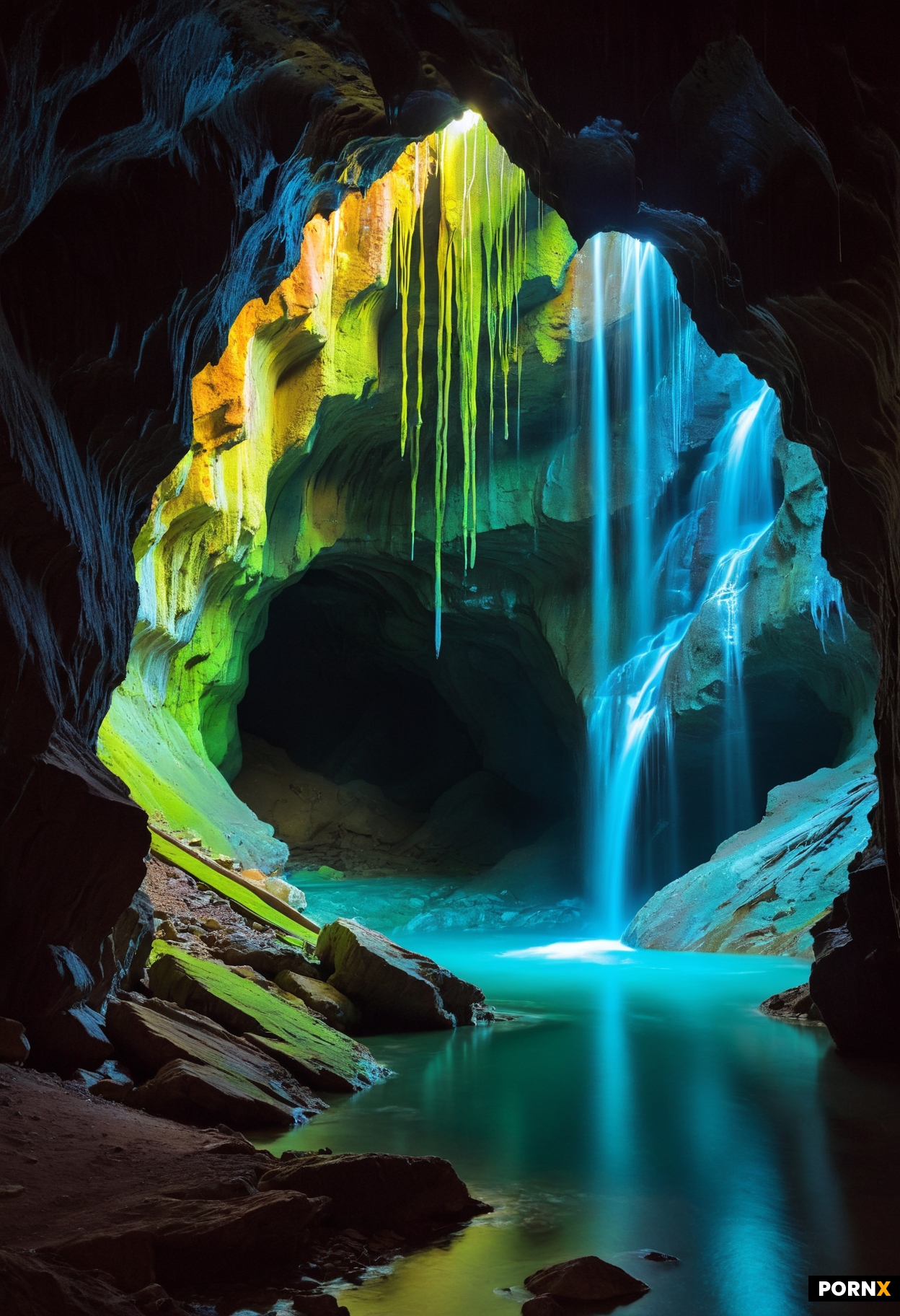 A vast expanse of endless underground cavern