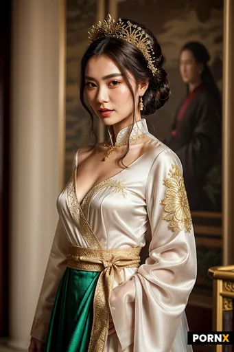A hyper-detailed masterpiece portrait of a royal Chinese princess from the Tang Dynasty