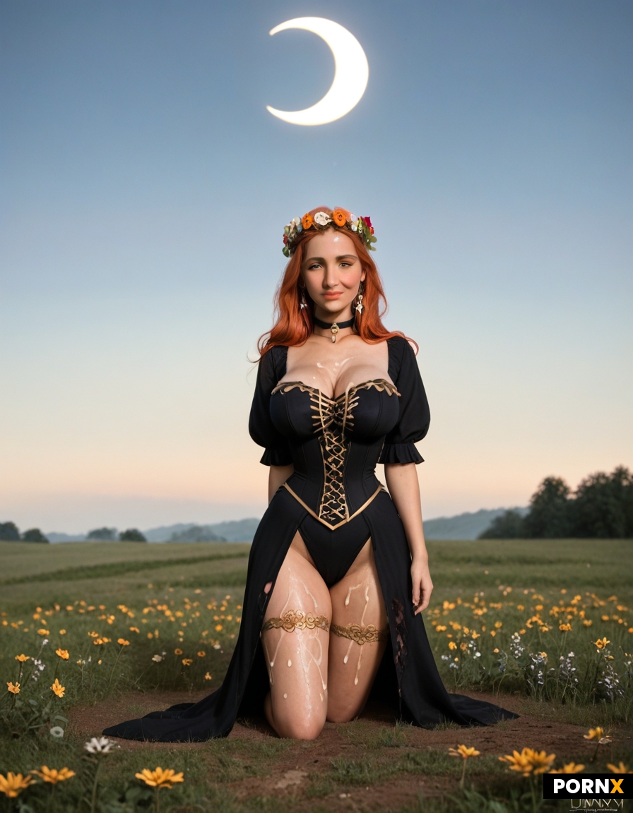 Busty Redhead ginger medieval Renaissance peasant maiden
