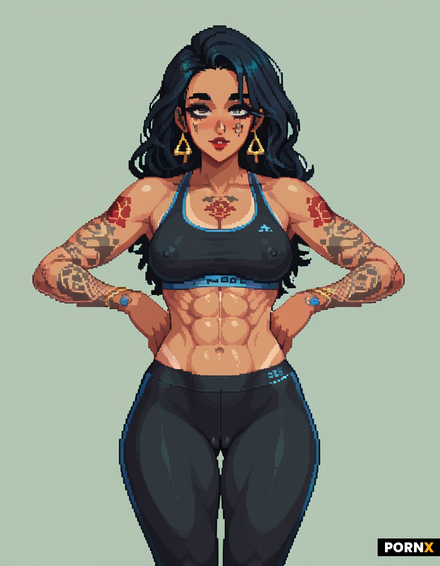 long straight Black hair