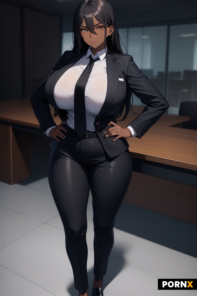 Black futa milf boss