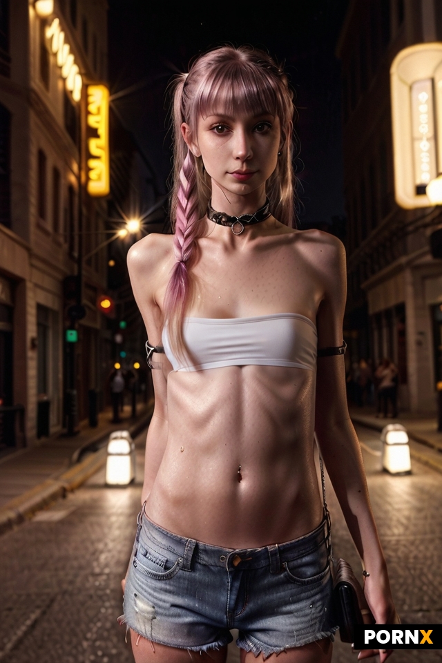 white crop top