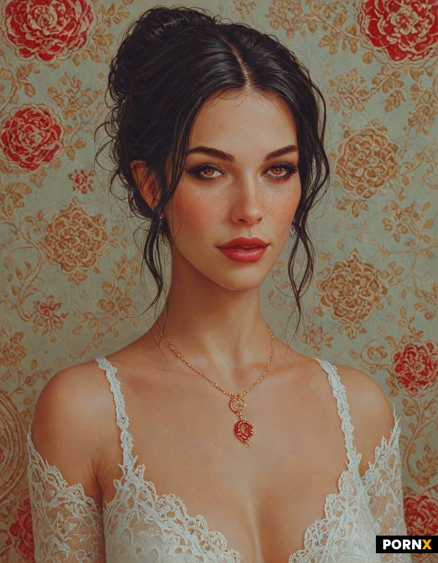 she has red eyes