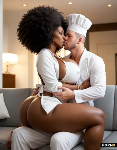 beautiful curvy black woman