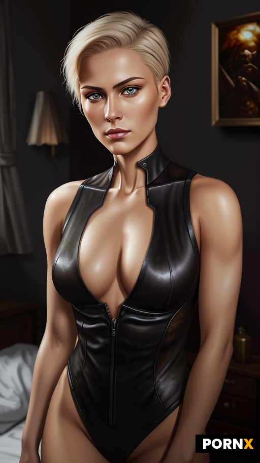 A highly detailed and realistic digital painting of a fierce female Battletech aerospace pilot in he